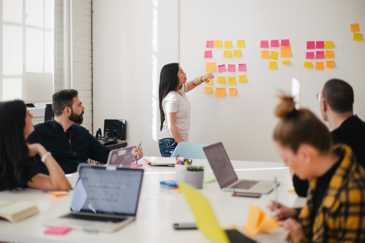 Strategy workshop with a client team